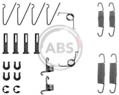 Монтажний набір гальмівних колодок A.B.S. 0703Q (фото 1)