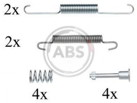 Комплектуючі, стояночная тормозная система A.B.S. 0826Q (фото 1)