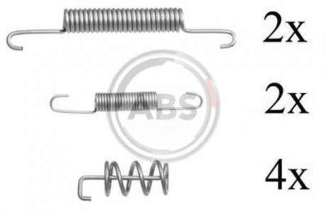Комплектуючі, стояночная тормозная система A.B.S. 0831Q (фото 1)