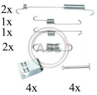 Комплектуючі, стояночная тормозная система A.B.S. 0846Q (фото 1)