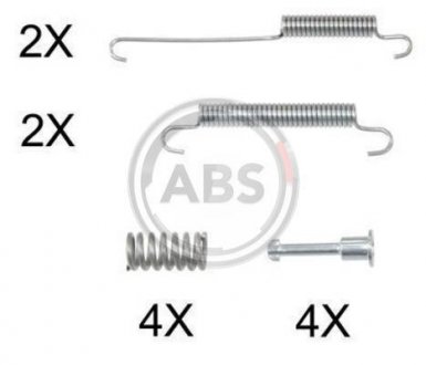Комплектуючі, стояночная тормозная система A.B.S. 0892Q (фото 1)
