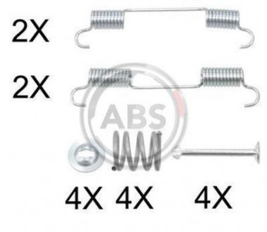Комплектуючі, стояночная тормозная система A.B.S. 0897Q (фото 1)