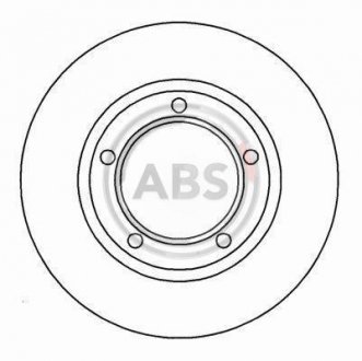 Гальмівний диск A.B.S. 15615 (фото 1)