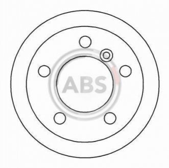 Гальмівний диск задн. G Series/W461/W463/LT/W901 (89-21) A.B.S. 16454 (фото 1)