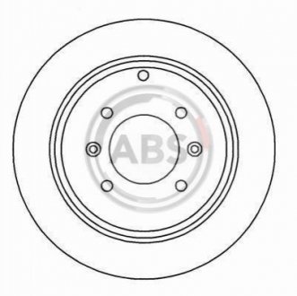 Гальмівний диск задн. 406 (02-05) A.B.S. 16647 (фото 1)