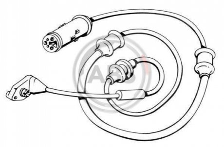Датчик гальмівних колодок перед. Vectra (95-09) A.B.S. 39559 (фото 1)