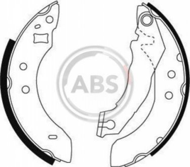 Колодки гальмівні задн. Escort/Orion (85-91) A.B.S. 8793 (фото 1)