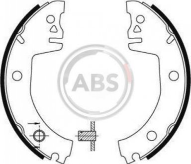 Колодки гальмівні задн. Polo/Fox/Lupo/Ibiza/Cordoba/Fabia/Felicia/Cube/Favorit/A2 92- A.B.S. 8911 (фото 1)