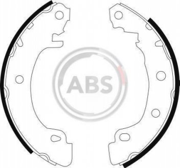 Гальмівні колодки зад. Renault Megane I 96-03,III 08- (Bendix) A.B.S. 8988 (фото 1)