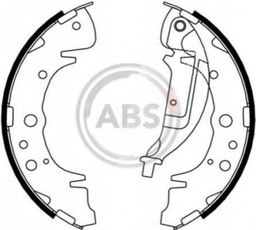 Колодки гальмівні задн. Santa Fe/Trajet (00-08) A.B.S. 9097 (фото 1)