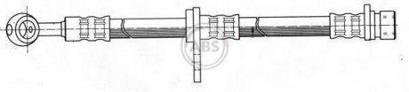 Шланг гальмівний A.B.S. SL5544 (фото 1)