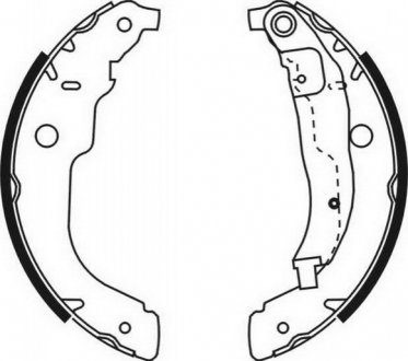 Гальмівні колодки, барабанные ABE C0P033ABE (фото 1)