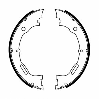 Гальмівні колодки, барабанные ABE CRM010ABE (фото 1)