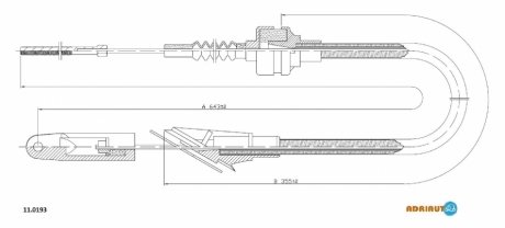 Трос зчеплення ADRIAUTO 11.0193 (фото 1)