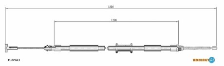 Трос зупиночних гальм ADRIAUTO 11.0254.1 (фото 1)