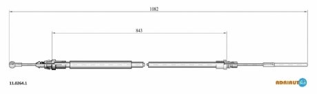 Трос, стояночная тормозная система ADRIAUTO 11.0264.1 (фото 1)