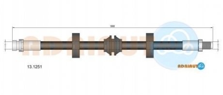 FORD шланг гальмівний задн. диск. гальм Mondeo -96 ADRIAUTO 13.1251 (фото 1)