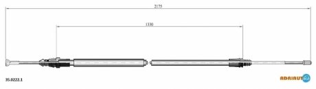 Трос зупиночних гальм ADRIAUTO 35.0222.1 (фото 1)