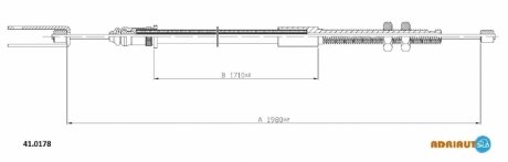 Трос зчеплення ADRIAUTO 41.0178 (фото 1)