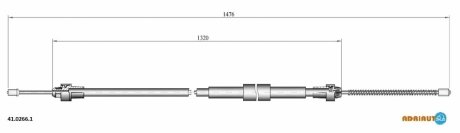 Трос зчеплення ADRIAUTO 41.0266.1 (фото 1)