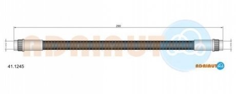 RENAULT шланг гальмівний задній Megane 96- ADRIAUTO 41.1245 (фото 1)