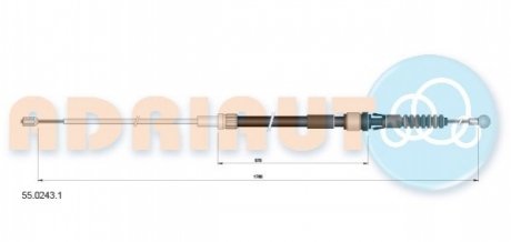 Трос зупиночних гальм ADRIAUTO 55.0243.1 (фото 1)