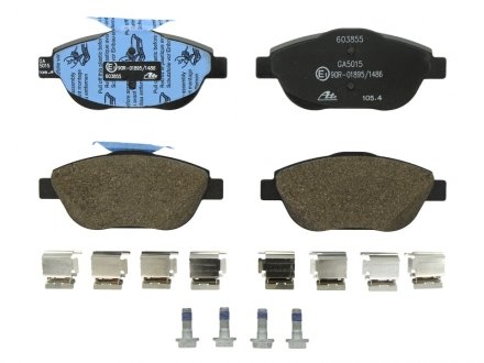 Гальмівні колодки, дискові ATE 13.0460-3855.2 (фото 1)