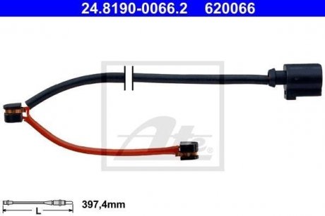 Brake sensor front ATE 24819000662 (фото 1)