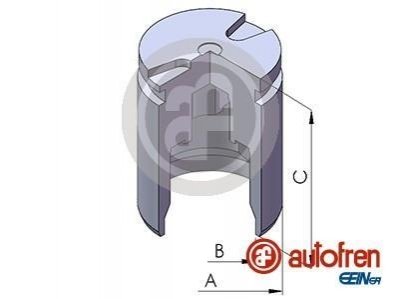 Поршень циліндра суппорта AUTOFREN D025704 (фото 1)