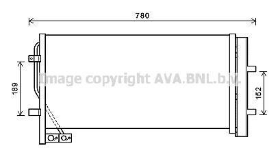 Радиатор кондиціонера AVA COOLING AI5382D (фото 1)