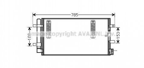Конденсер кондіционера (вир-во) AVA COOLING AiA5297D (фото 1)