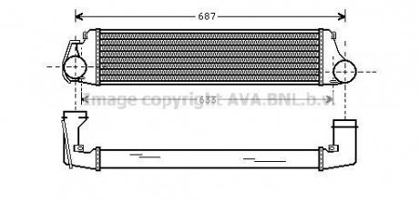 Інтеркулер AVA COOLING BW4207 (фото 1)