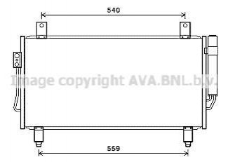 Радіатор кондиціонера MITSUBISHI OUTLANDER 12- AVA COOLING MT5252D (фото 1)