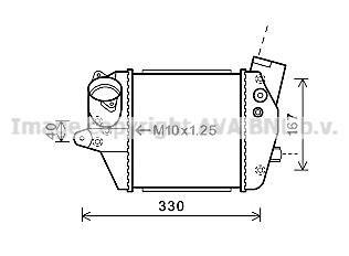 Интеркулер AVA COOLING MZA4243 (фото 1)