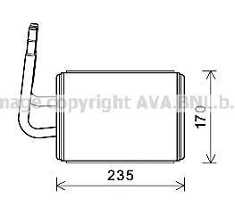 NAGRZEWNICA MAZDA CX-7 09-13 AVA COOLING MZA6268 (фото 1)