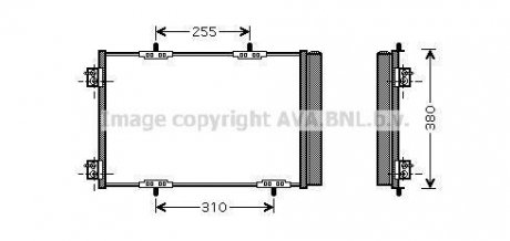 Радіатор кодиціонера AVA COOLING PEA5291D (фото 1)