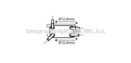 Радиатор масла, двигательное масло AVA COOLING VO3135 (фото 1)