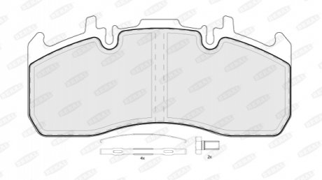 Гальмівні колодки, дискові BERAL BCV29173TK (фото 1)