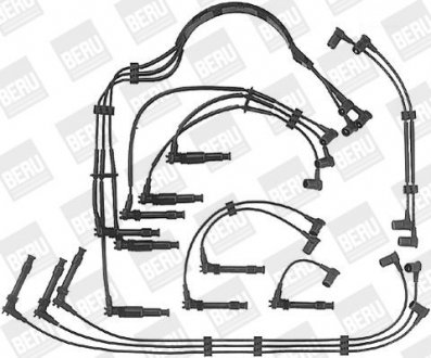 Дроти запалення, набір BERU ZE751 (фото 1)