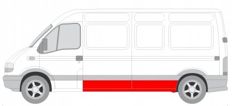 Ремкомплект бокового молдингу BLIC 6504-03-5088585P (фото 1)