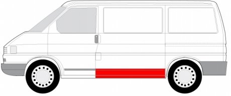 Ремкомплект бокового молдингу BLIC 6505-06-9558001K (фото 1)