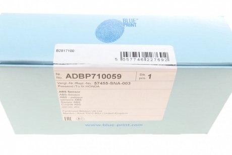 Датчик ABS BLUE PRINT ADBP710059 (фото 1)