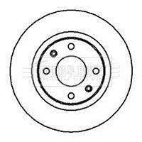 Гальмівний диск BORG & BECK BBD4245 (фото 1)