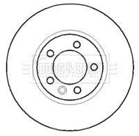 Гальмівний диск BORG & BECK BBD5916S (фото 1)