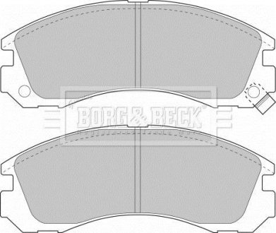 Гальмівні колодки, дискове гальмо (набір) BORG & BECK BBP1449 (фото 1)