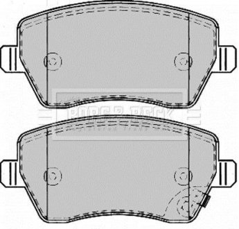 Гальмівні колодки (набір) BORG & BECK BBP2166 (фото 1)