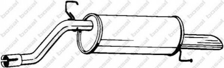 Глушитель выхлопных газов конечный BOSAL 185313 (фото 1)