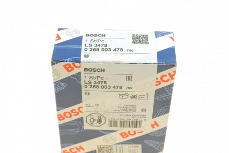 Лямбда-зонд BOSCH 0 258 003 478 (фото 1)