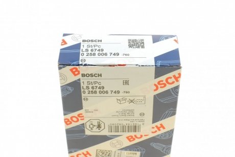 Лямбда-зонд BOSCH 0 258 006 749 (фото 1)