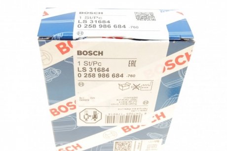 Лямбда-зонд BOSCH 0 258 986 684 (фото 1)